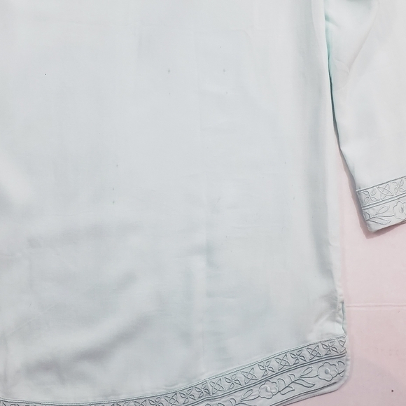 NWT Tavik Morocco Blue Tunic Dress / Swim Cover-up Blue Green - Picture 11 of 12